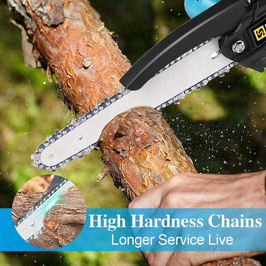 💖Spring Hot Sale 50% OFF 🎁 6" Cordless Electric Pruning Chainsaw (+2 FREE Batteries)